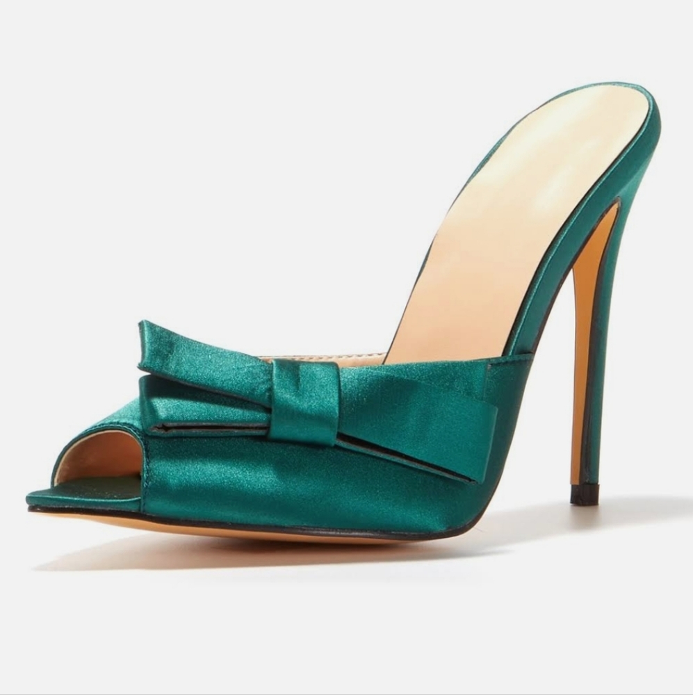 Emerald Green Heels